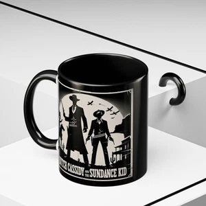 Butch Cassidy Sundance Kid Movie Poster Mug Robert Redford Tribute Cup Sun Dance - Picture 1 of 79