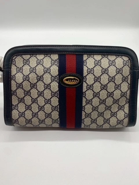Bolso de Hombro Gucci Vintage GG PVC Línea Jerez Autenticidad Foto 1 de 4