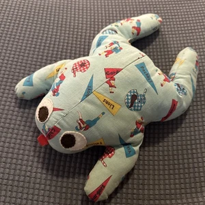 Rana de peluche vintage hecha de tela de la NFL - Imagen 1 de 7