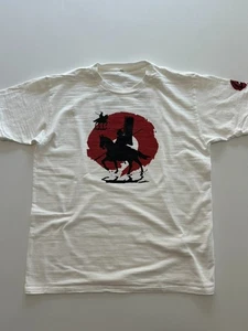 Camiseta Samurai Blanca De Colección Anime Japonés 2XL Texturizada Streetwear Acanalada - Imagen 1 de 8