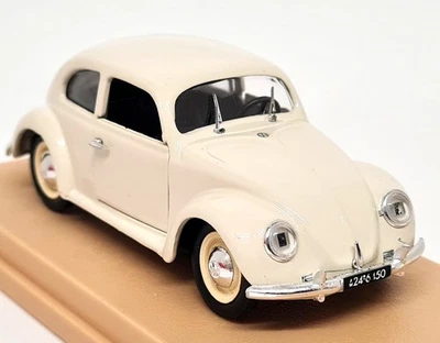 Coche modelo diecast blanco ventana trasera ovalada Rio 1/43 Volkswagen Beetle 1953 Foto 1 de 4