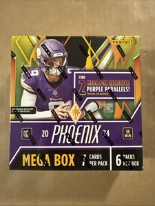 Mega caja 2024 tarjetas de fútbol americano Panini Phoenix NFL selladas de fábrica nuevas - Imagen 1 de 10
