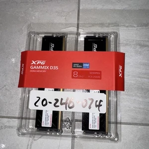 XPG GAMMIX D35 16GB (2 x 8GB) 288-Pin PC RAM DDR4 3200 (PC4 25600) Arbeitsspeicher - Bild 1 von 2
