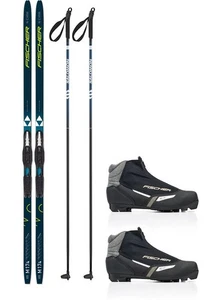 Fischer Langlaufski Comfort Cruiser + Bindung + Schuhe Damen + Stöcke - Bild 1 von 7