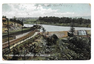 Rocky Glen, Scranton, Pa - The Laurel Line and Lake - Picture 1 of 2