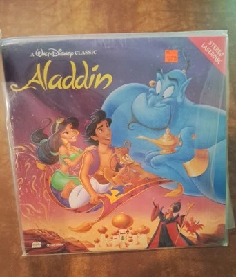 Vintage Walt Disney Classic Aladdin (1992 Laser Disc) Digital Surround Sound - Image 1 of 4