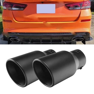 2X Car Exhaust Pipe Tip Rear Throat Muffler Tailpipe For KIA Optima SX Foto 1 de 4
