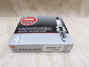 4 PACK NGK (4435) ZFR5E-11, V-Power Spark Plug, Made In Japan - Picture 1 of 2