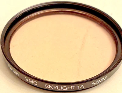 Vivitar  VMC  52mm Multicoated  Skylight 1A Filter for Nikon & Canon Camera Lens - Image 1 of 4