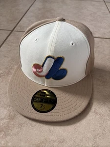 Montreal Expos Fitted Baseball Hat Sz 7.5 Club Baseball - Picture 1 of 8