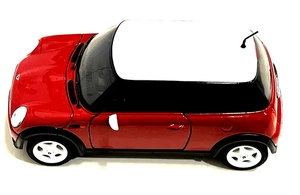 Welly 1/24 No.2075 Mini Cooper Red, White Model Car - Picture 1 of 18