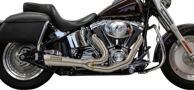 Bassani Ripper 2:1 Short Full Exhaust System Stainless #1S6SS Harley Davidson Foto 1 de 1