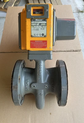 MAXON 4"F5000CP0 VÁLVULA DE DESLIGAMENTO 4" FLANGE, 40 PSI, 120V NOVA - Imagem 1 de 4
