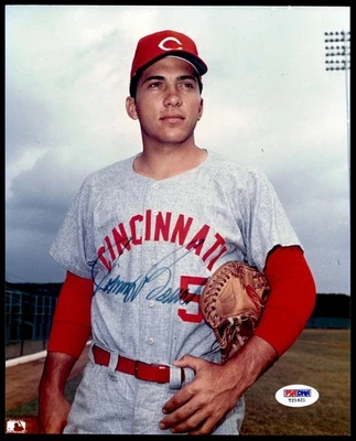 Johnny Bench 8 x 10 Photo Signed Auto PSA/DNA Authenticated Reds  ID:428611 - Image 1 of 4