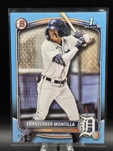 Franyerber Montilla 2025 Bowman 1st Sky Blue Paper Parallel /499 Tigers #BP-5 - Picture 1 of 2
