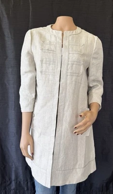 Chaqueta Blazer Massimo Dutti Mujer Estilo Militar Mangas 3/4 Talla 34 EE. UU. Mediana Foto 1 de 4