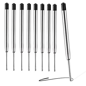 Black Or Blue Compatible With Parker Ink Pen Refills G2 Ballpoint Pens Medium - Picture 1 of 7