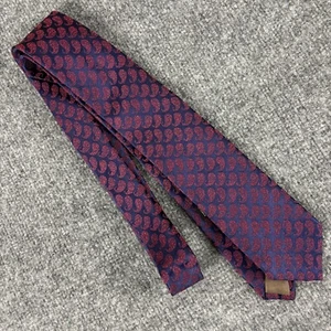 Cravatta Charvet in lino di seta Made in France Paisley - Foto 1 di 6