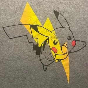 licensed POKEMON PIKACHU t-shirt - LIGHTNING BOLT - NEW w/ tags - (L) - Picture 1 of 3