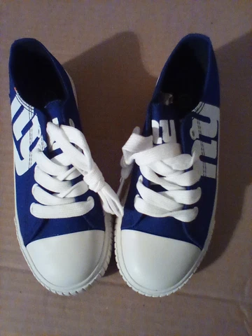 NFL New York Giants Low Top Canvas Shoes Size MediumYouth(kids)1-2 Cover