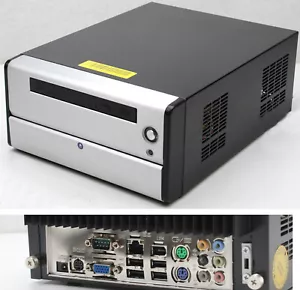 Mini Computer Cube Intel 1,6GHz Svideo Tvout Dvdrw 160GB 1GB 12V Power Mm - Foto 1 di 1