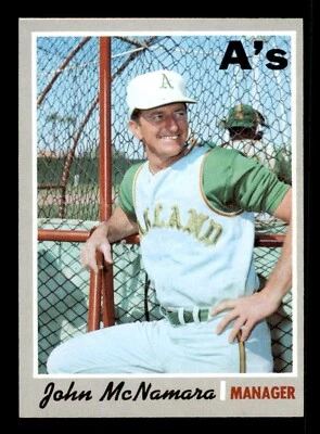 1970 Topps Baseball #706 John McNamara NM *d6 - Image 1 of 2