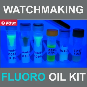 Fluorescent Moebius Oil & Grease Kit | Moebius Watch Oil Kit | Watchmaking | - Picture 1 of 6