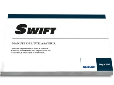 Istruzioni per l'uso Suzuki Swift 2020 - 2023 + Radio Francese - Immagine 1 di 4