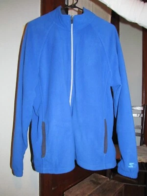 Chaqueta para hombre Starter Brand grande 42-44 cremallera manga larga azul Foto 1 de 4