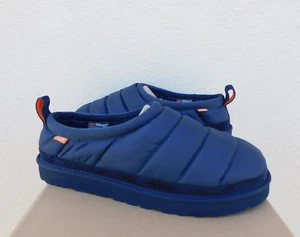 UGG TASMAN LTA BLUE POLYESTER PUFF WOOL SLIPPERS SHOES, MEN US 9/ EUR 42 ~ NEW - Picture 1 of 4