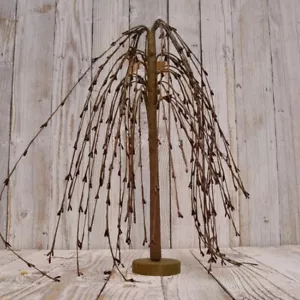 New Primitive Country Farmhouse PIP BERRY WILLOW TREE Black Berries 14" - Picture 1 of 1