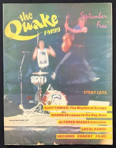 The Quake FM99, Bay Area Radio Station (1983) Vintage Magazine - Imagen 1 de 2