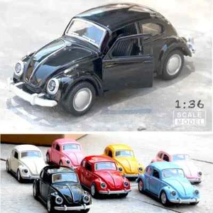 Alloy Toy Car Model Vintage Car with Opening Doors, Pull-Back Mechanism - Picture 1 of 15