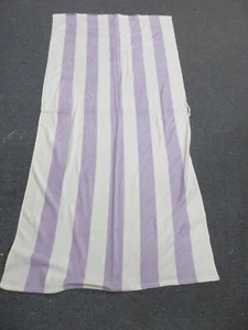 ONE Large Beach Resort Pool Towels  Cabana Stripe LAVENDER  30 x 60 100% COTTON - Picture 1 of 1