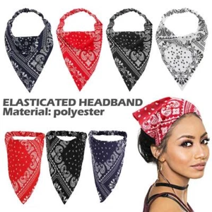 Bandana para la cabeza de mujer diademas bufanda para el cabello para mujer bufanda elástica banda para la cabeza> ~ - Imagen 1 de 25