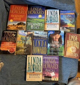 Linda Howard Lot of 10 PB Books Western Romance Novels - Picture 1 of 1