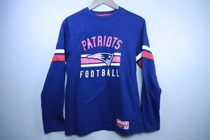 New England Patriots Sweatshirt Erwachsene Medium Blau Majestic Langarm Herren - Bild 1 von 10