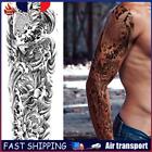 4pcs Removable Tattoos Fish Bird Disposable for Body Full Arm (170x480mm) FR