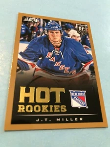 2013-14 Panini (Score) "Hot Rookies" # 608 J.T. Miller "Gold" (Parallel SP) RC! - Picture 1 of 2