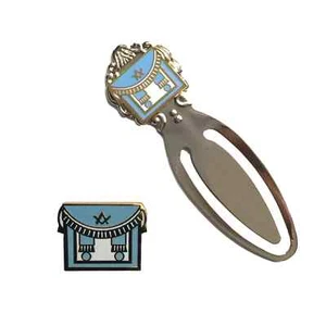 Delantal Masonic Regalia Azul Claro Insignia y Regalia Delantal Azul Claro Marcador-K129A - Imagen 1 de 3