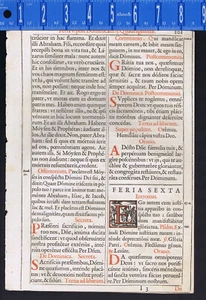 1626 Missal Leaf - The Three Kings Following the Star of Bethlehem -Woodcut - Picture 1 of 3