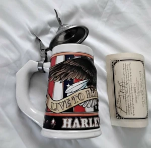 1998 Vintage NEU Harley Davidson Collector Series Stein Soar with the Eagle #03049 - Bild 1 von 11