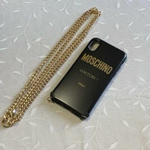 Moschino iPhone Hülle iPhoneXS-Max für Apple mit Kette - Bild 1 von 4