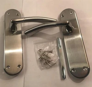 Fortessa FLATAMA-SPC Amalfi Latch on Backplate Satin/Polished Chrome - Picture 1 of 3
