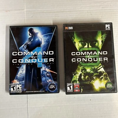PC Game Command & Conquer Tiberium Wars And Tiaberian Twilight Lot - Image 1 of 4