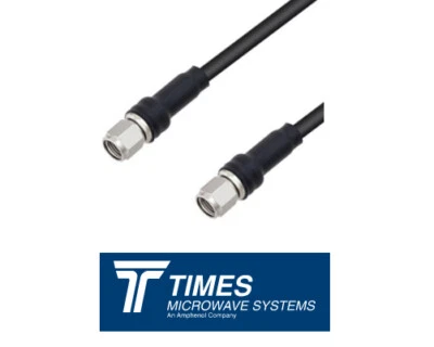 LMR-195 Times Microwave Coaxial Cable Assembly SMA male Connectors LMR GPS - Image 1 of 3
