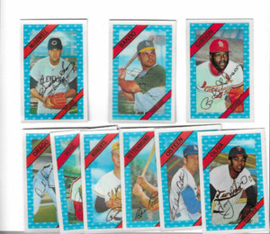 1972 Kellogg’s 3-D Super Stars LOT OF 9 BOB GIBSON McDOWELL NM COUPLE W/ CRACKS