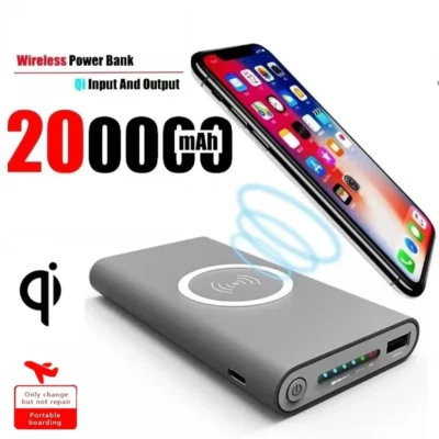 200000mAh Wireless Power Bank fornitura di capacità Ultra-grande ricarica 2024 - Immagine 1 di 4