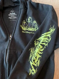 Disney WDW Halloween Haunted Mansion Ghouls Zip Hoodie Sweatshirt YOUTH Medium - Picture 1 of 5