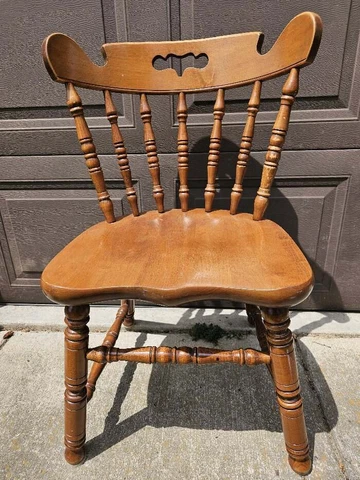 Tell City Hard Rock Maple Mate Dining Chair Andover Finish #2 Cover